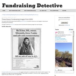 Three Classic Fundraising Images from SOFII - Fundraising Detective
