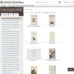 Classic Illustrated Zoologies and Related Works, 1550-1900