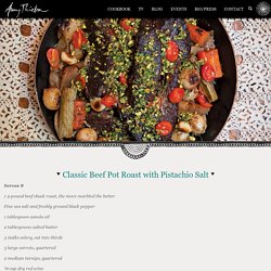 Classic Beef Pot Roast with Pistachio Salt
