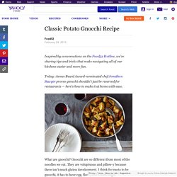 Classic Potato Gnocchi Recipe