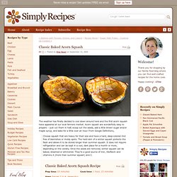 Classic Baked Acorn Squash Recipe