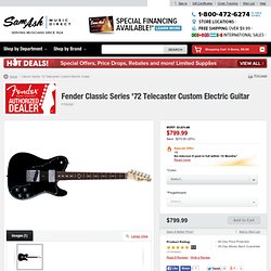 Fender 72 Telecaster Custom Electric Guitar Assorted Colors