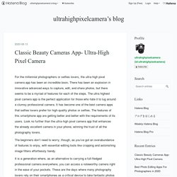 Classic Beauty Cameras App- Ultra-High Pixel Camera