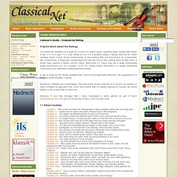 Bach Cantatas - Listener's Guide