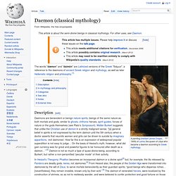 Daemon (classical mythology)