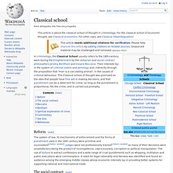 Classical school