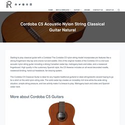 Cordoba C5 Acoustic Nylon String Classical Guitar Natural - instroreview.com