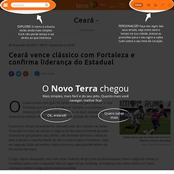 Ceará vence clássico com Fortaleza e confirma liderança do Estadual