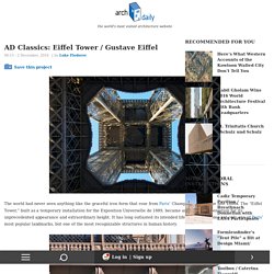 AD Classics: Eiffel Tower / Gustave Eiffel