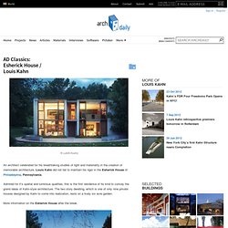 AD Classics: Esherick House / Louis Kahn