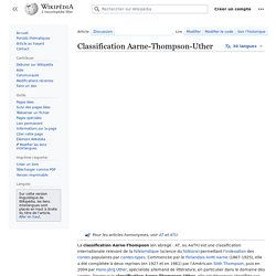 Classification Aarne-Thompson-Uther