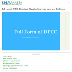 Full form of DPCC