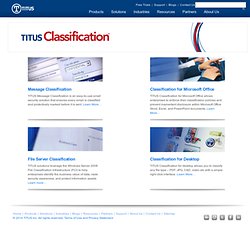 Message Classification for Microsoft Outlook and Classification for Office