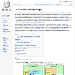 Classification phylogénétique
