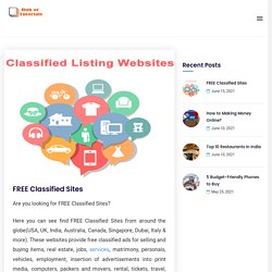 Classified Website - Hub of Tutorials