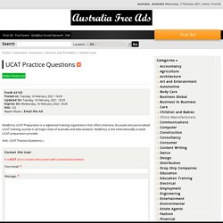 UCAT Practice Questions