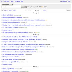 charlotte computer gigs classifieds - craigslist