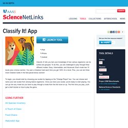 Classify It! App