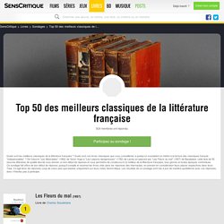 Top 50 des meilleurs classiques de la littérature française