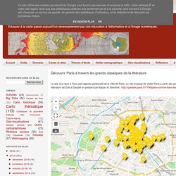 Cartographie numérique: Découvrir Paris à travers les grands classiques de la littérature