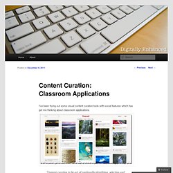 Content Curation: Classroom Applications