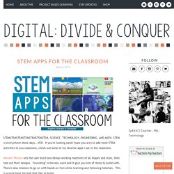 Divide & Conquer: STEM Apps for the Classroom