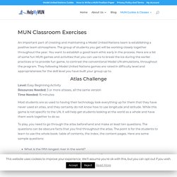 MUN Classroom Exercises, Activities and Games