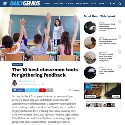 The 10 best classroom tools for gathering feedback