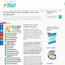 20 New Ways to Use Google Classroom [infographic]