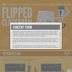 The Flipped Classroom - Instructional Module