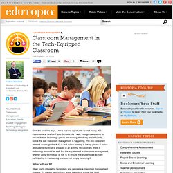 Classroom Management in the Tech-Equipped Classroom