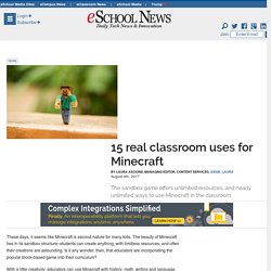15 real classroom uses for Minecraft