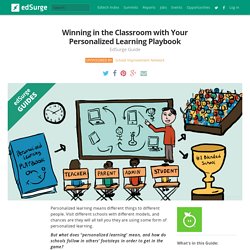 Winning in the Classroom with Your Personalized Learning Playbook