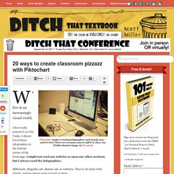 20 ways to create classroom pizzazz with Piktochart