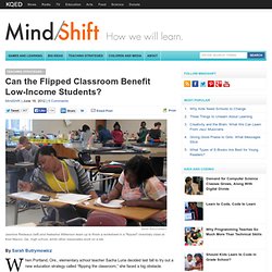 Can the Flipped Classroom Benefit Low-Income Students?