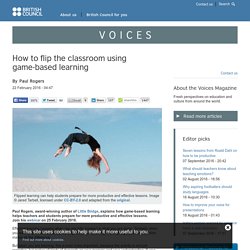 How to flip the classroom using game-based learning