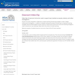 Classroom Video Clip — UCLA Center X