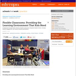 Flexible Classrooms: Providing the Learning Environment That Kids Need