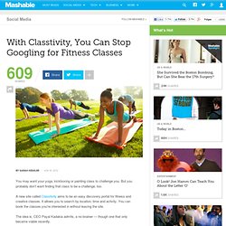 With Classtivity, You Can Stop Googling for Fitness Classes