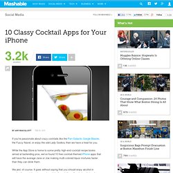 10 Classy Cocktail Apps for Your iPhone