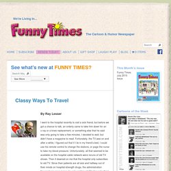 Classy Ways To Travel - The Funny Times