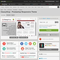 eCommerce - ClassyShop - Prestashop Responsive Theme