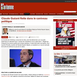 Claude Guéant flotte dans le caniveau politique
