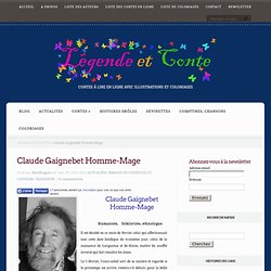 Claude Gaignebet Homme-Mage