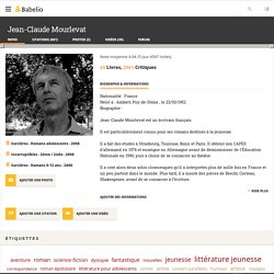 Biographie de Jean-Claude Mourlevat suivie d'une présentation de nouveautés ainsi que d'une bibliographie - Babelio