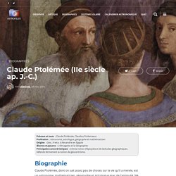 Claude Ptolémée (IIe siècle ap. J.-C.)