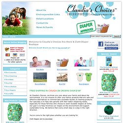 Claudias Choices, On-line Eco Store