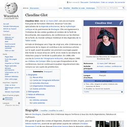 Claudine Glot sur Wikipédia