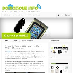Clavier à code RFID Coditag