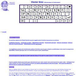clavier grec, keyboard, greek